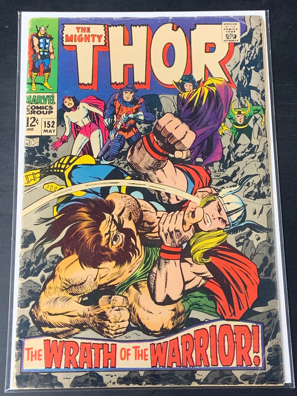 The Mighty Thor 152 Marvel Comics 1968