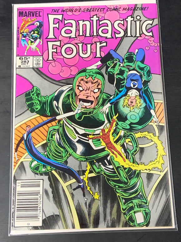 Fantastic Four 283 Newsstand Marvel Comics 1985