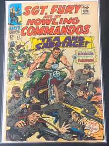 Sgt.Fury and his Howling Commandos 47 Marvel 1967 Silver Age