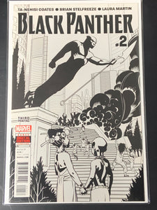 Black Panther 2 Marvel 2016 Scarce Third Printing