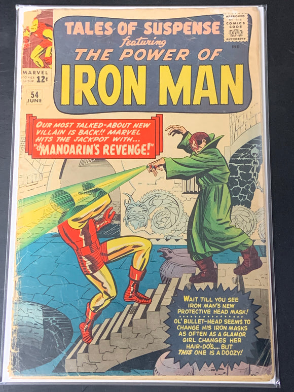 Tales of Suspense 54 Marvel 1964 2nd App of The Mandarin