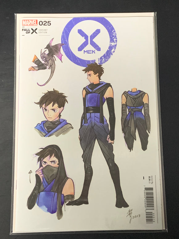 X-Men 25 Marvel 2023 Peach Momoko 1:10 Variant, 1st Shadowcat