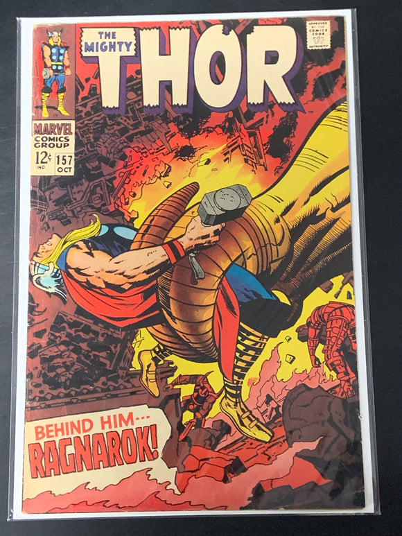 Thor 157 Marvel 1968 1st App of Guntharr, Ragnarok