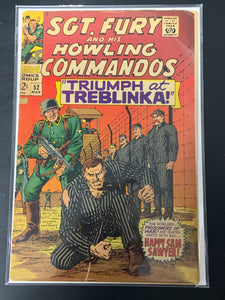 Sgt. Fury And His Howling Commandos 52 Marvel 1968 Treblinka