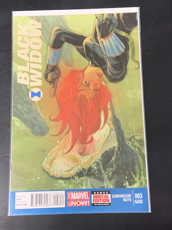 Black Widow 3 Marvel 2014 Phil Noto Scarce Second Printing