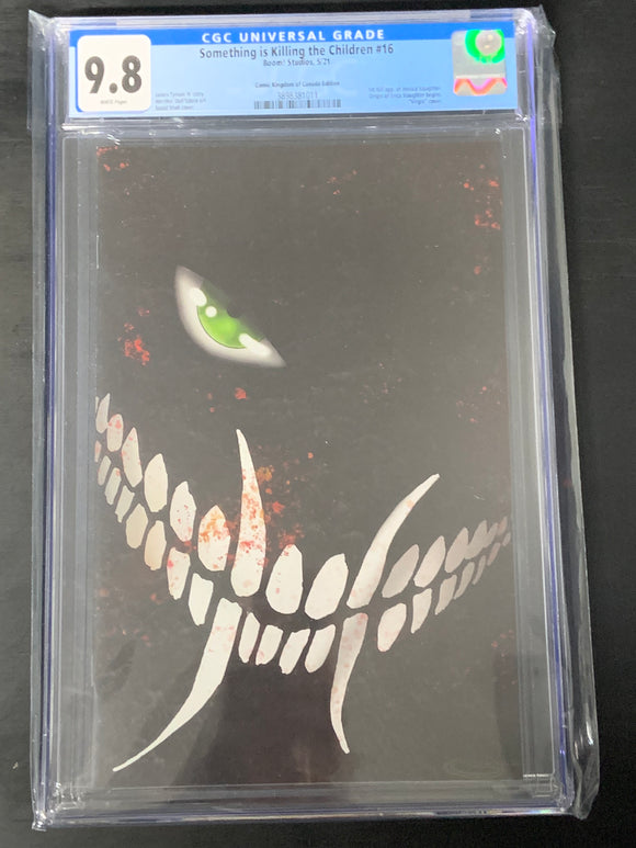 Something Is Killing The Children 16 Boom 2021 CGC 9.8 Sajad Shah Virgin Variant 1st Jessica Slaughter