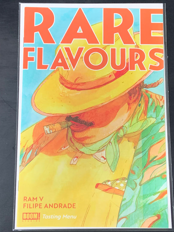 Rare Flavors Boom! 2023 Tasting Menu Ashcan Edition