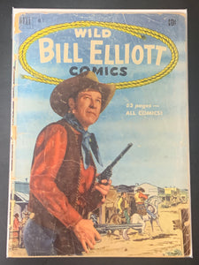 Wild Bill Elliott Comics 3 Dell 1950 10 cent Golden Age