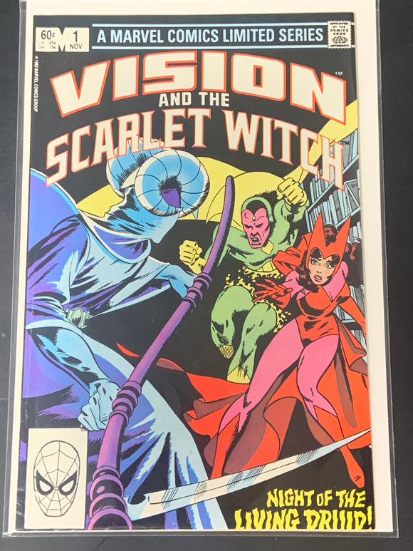 Vision and the Scarlet Witch 1 Marvel 1982 1st App of The Physical Embodiment of Halloween