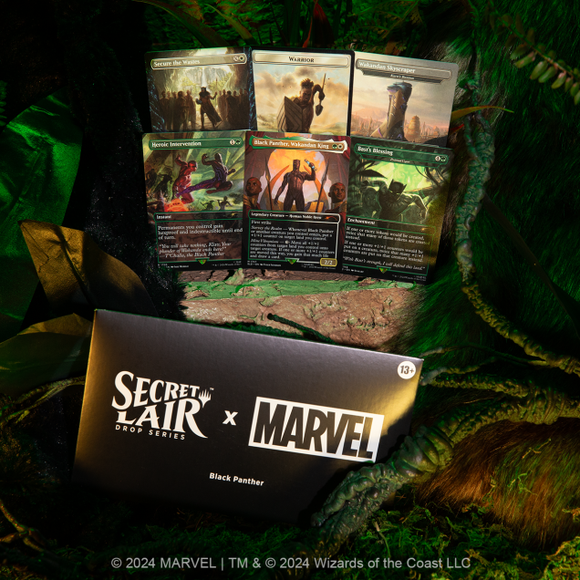 Magic The Gathering Secret Lair x Marvel - Black Panther