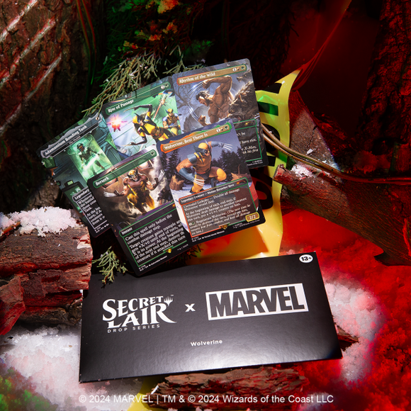 Magic The Gathering Secret Lair x Marvel - Wolverine