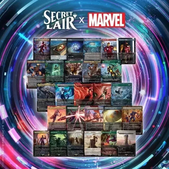 The Mighty Non-Foil Bundle & Arcane Signet - Magic The Gathering Secret Lair x Marvel