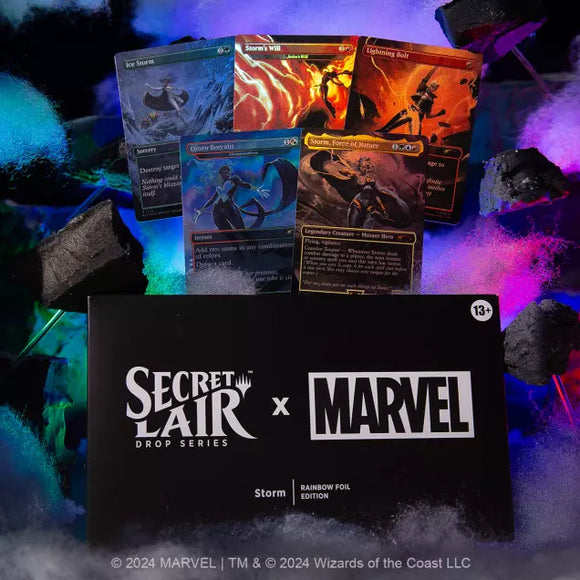 Magic The Gathering Secret Lair x Marvel - Storm - Rainbow Foil Edition