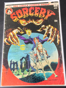 Sorcery 9 Red Circle Comics 1974 Scarce Book, Headless Horseman Cover