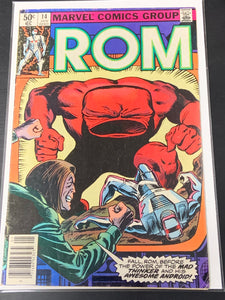 Rom 14 Marvel 1981 1st App of Starshine & The Terminator