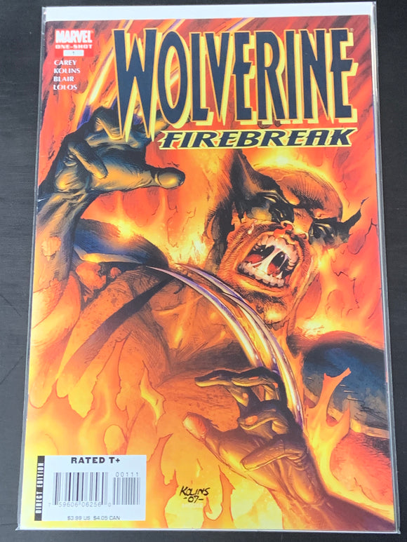 Wolverine Firebreak 1 Marvel 2008 One-Shot