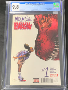 Moon Girl and Devil Dinosaur 1 Marvel 2016 CGC 9.8 1st App of Moon Girl