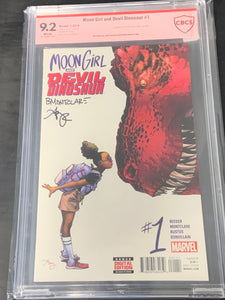 Moon Girl and Devil Dinosaur 1 2016 1st app of Moon Girl CBCS 9.2 SS Reeder & Montclare