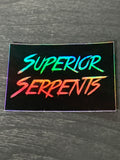 Superior Serpents Stickers - Multiple Designs