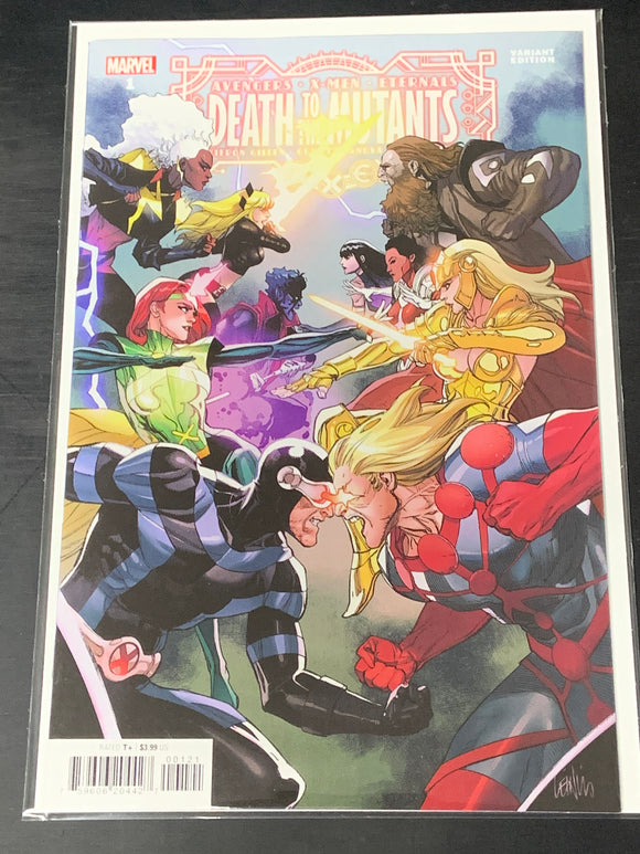 AXE Death to the Mutants 1 Marvel 2022 Yu Variant