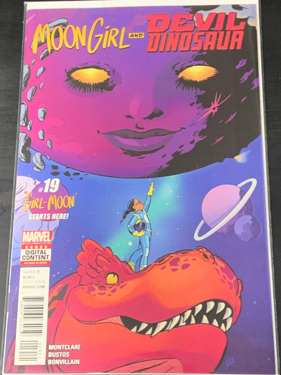 Moon Girl and Devil Dinosaur 19 Marvel 1st App of Girl-Moon