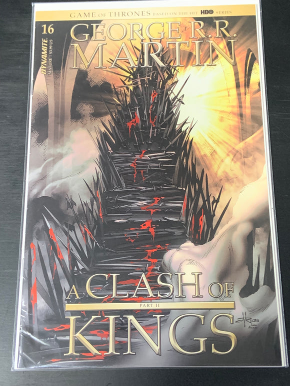 Clash of Kings II 16 Dynamite Final Issue Iron Throne