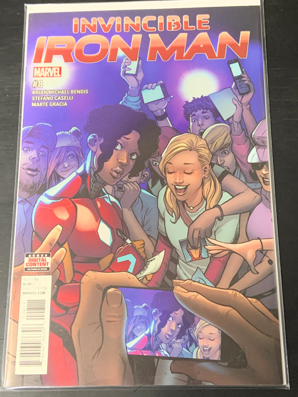 Invincible Iron Man 8 Marvel 2017 RiRi Williams