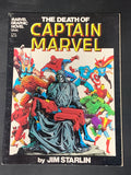 Marvel Graphic Novel The Death Of Captain Marvel 1982 4th Printing