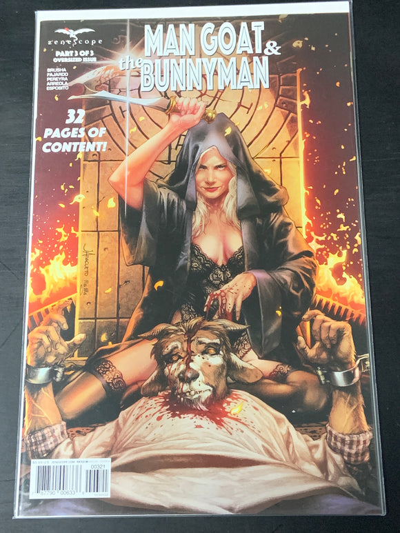 Man Goat & The Bunnyman 3 Zenescope 2022 Jay Anacleto Variant