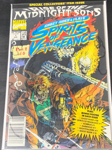 Spirits Of Vengeance 1 Marvel Comics 1992 Sealed, Scarce Newsstand