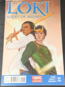 Loki Agent of Asgard 4 Marvel 2014 Jenny Frison Second Printing, Low Print