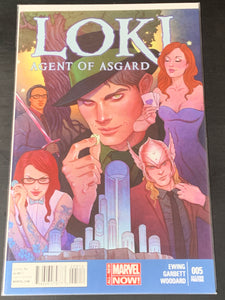 Loki Agent of Asgard 5 Marvel 2014 Jenny Frison Second Printing, Low Print