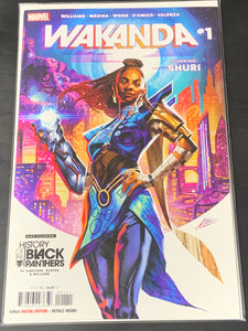 Wakanda 1 Marvel 2022 Shuri 1st Printing