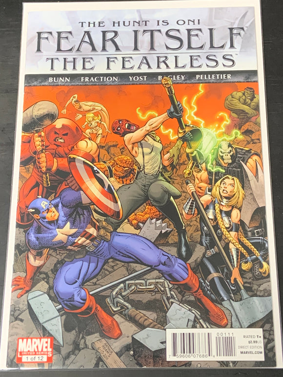 Fear Itself : The Fearless 1 Marvel 2011 Art Adams Cover