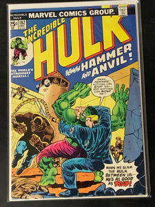 The Incredible Hulk 182 1974 2nd app of Wolverine!