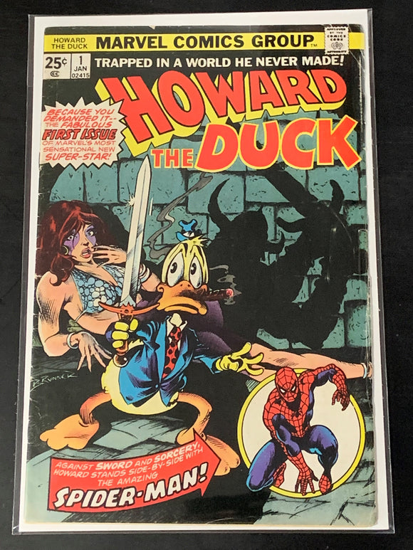 Howard the Duck 1 1976 1st solo series!