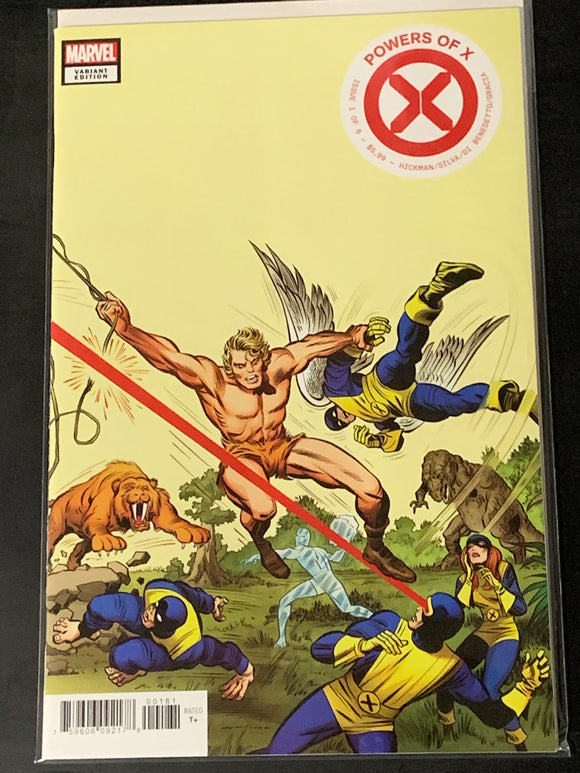 Powers of X 1 Marvel 2019 Jack Kirby 1:100 Variant!