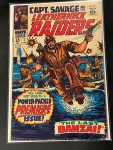 Captain Savage and his Leatherneck Raiders 1 1968 1st App!
