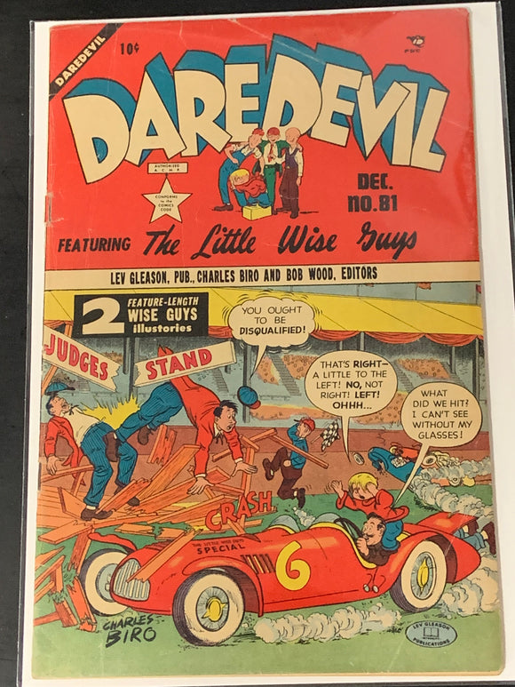 Daredevil 81 Lev Gleason 1951 Pre Marvel, Golden Age Daredevil!