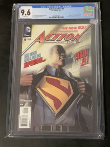 Action Comics 9 CGC 9.6 Origin and 1st full app of Calvin Ellis!