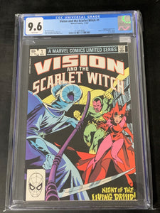 Vision and the Scarlet Witch 1 CGC 9.6 1st Series!