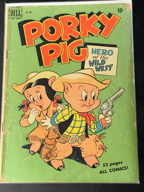 Porky Pig 260 Dell Comics Four Color 1949 Very Rare book!