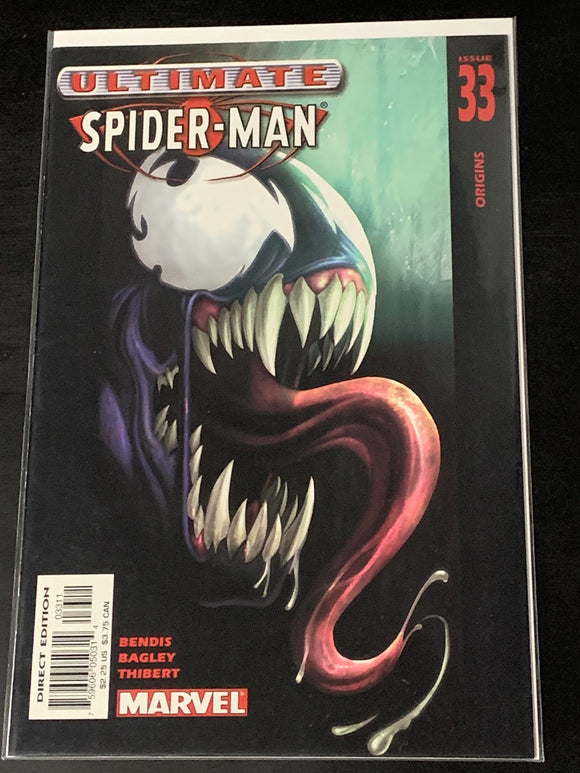 Ultimate Spider-Man 33 Marvel 2003 1st app of Ultimate Venom