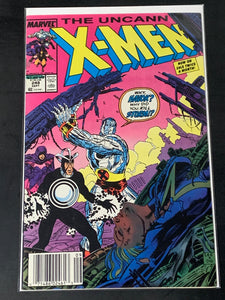 X-Men 248 Marvel 1989 Newsstand 1st Jim Lee art on X-men!