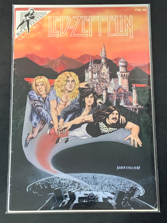 Rock Fantasy Led Zeppelin 1990 1st Printing!