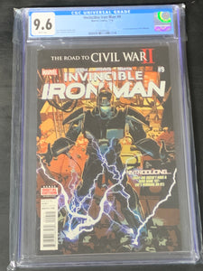 Invincible Iron Man 9 Marvel 2016 CGC 9.6 1st Print 1st Full App of Riri Williams