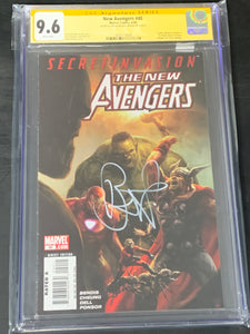 New Avengers 40 Marvel 2008 CGC 9.6  SS Brian Bendis 1st App of The Skrull Queen