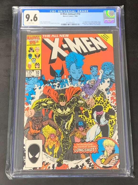 X-Men Annual 10 Marvel 1986 Newsstand Edition CGC 9.6 1st App Of The X-Babies