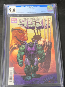 Hulk 3 2022 CGC 9.6 1st Cameo of Titan AKA Black Hulk