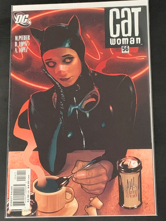 Cat Woman 56 DC 2006 Iconic Adam Hughes Cover